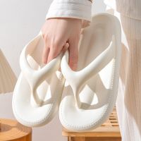 New Women Men Flip Flops Soft Sole Beach Sandals Summer Slippers Casual Shoes Light EVA Slides Couples Non-Slip Flip-flops House Slippers