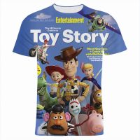 2021 Summer T Shirt For Men Cartoon Anime Disney Toy Story Boy Girl Kids Tee Shirts Short Sleeve 3D Print Womens Clothes