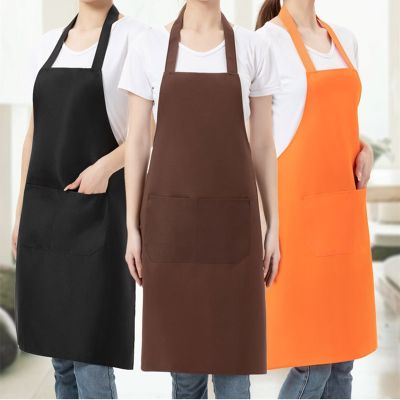 Work Bibs Womens Mens Kitchen Apron Chef Work BBQ Restaurant Bar Cafe Beauty Barber Pet Shop Studio Uniform Aprons