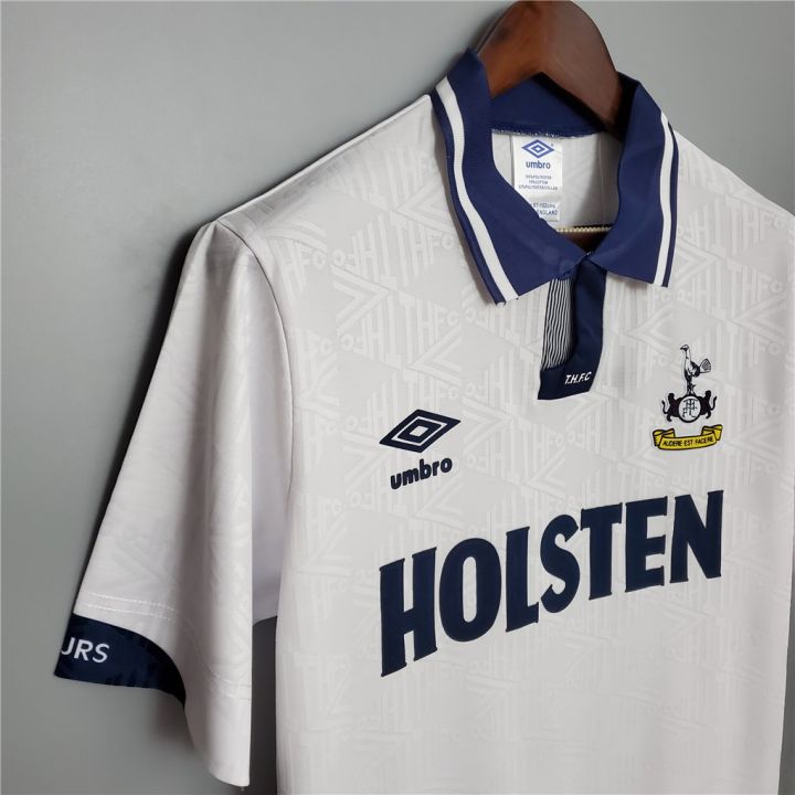 high-quality-91-93-tottenham-hotspur-home-retro-soccer-jersey-ฟุตบอล-เสื้อบอล-เสื้อฟุตบอลชาย-ชุดฟุตบอลผู้ชาย