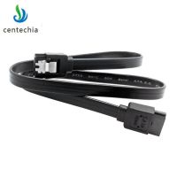 Centechia 6กิกะไบต์/วินาที Sata 3.0 Sata3ฮาร์ดดิสก์พอร์ตอนุกรมสายเคเบิลข้อมูลหัวโค้งและหัวสายเคเบิลตรงกับหัวเข็มขัดโลหะสำหรับ Ssd Hdd