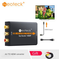 Neoteck โลหะผสม1080P 3RCA AV CVBS คอมโพสิตไปยังตัวแปลง HDMI เอวีไปยัง HDMI Adapter