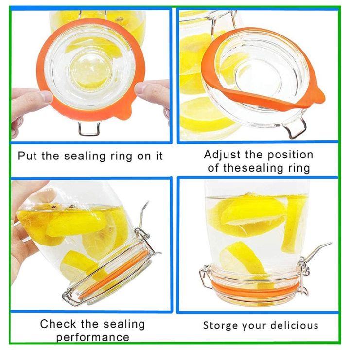 15-pieces-silicone-replacement-gaskets-airtight-rubber-seals-rings-for-mason-canning-tank-jar-lids-sealing-ring