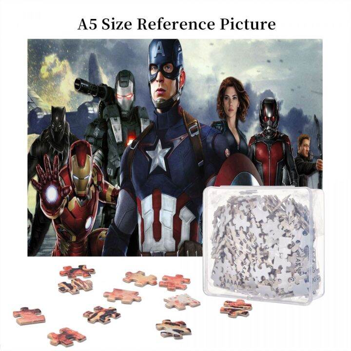 Captain America 500 Pieces Wooden Jigsaw Puzzle Adult Educational ...