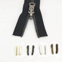 ☁✣ 3 5 8 Double Open Zipper Latch Repair Kits Tool for Zippers Non-slip Stopper Coat Metal Two-way Zip Plug Buckle Bag Jacke