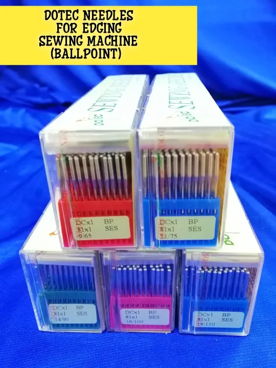 NEEDLES/DOTEC NEEDLES BALLPOINT DCX1 9B, 11B, 14B, 16B, 18B FOR OVER