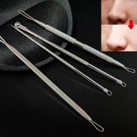 3/4/5PCS Acne Needle Stainless Steel Blackhead Removal Tools Tweezer Pimples Clip Black Dots Face Pore Cleaner Skin Care Tools