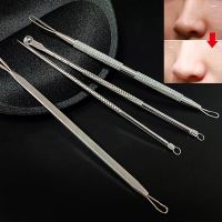 3/4/5PCS Acne Blemish Remover Blackhead Extractor Black Dots Cleaner Needles Hook Black Spots Pore Cleanser Skin Care Tools