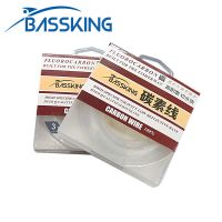 [HOT LIAXLLWISAAZH 534] BASSKING 50M/100M Fluorocarbon สายตกปลาสีใส1 -10คาร์บอนไฟเบอร์ผู้นำสาย Fly Fishing Line ปลาคาร์พลวด Pesca Peche