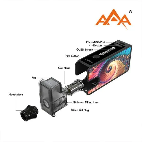 AAAVape Matrix 40W AIO Pod System Kit 1100mAh