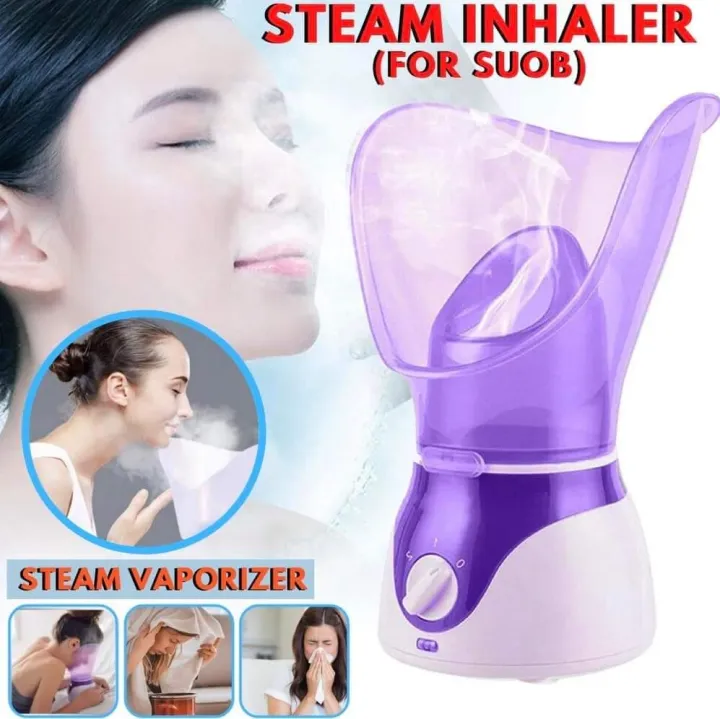 Nasal and Face Steam Inhaler Steamer for Inhalation Hot Mist Facial