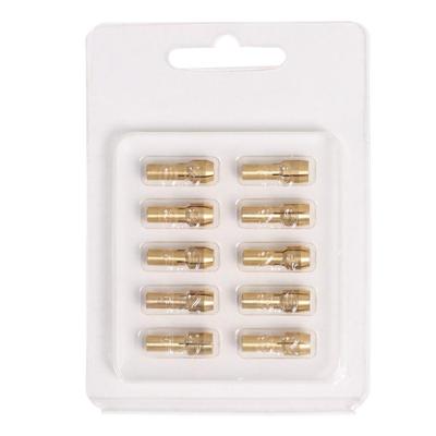 DHH-DDPJElectric Grinding Accessories 10pcs 3.2mm-0.5mm Mini Drill Brass Collet Chuck For Dremel Rotary Tool Engraving Pen Copper Core
