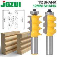 JGZUI 1pc 1/2－ก้าน 12 มม. ก้านคุณภาพสูง Triple Bead Column Molding Router Bit Tenon Cutter เครื่องตัดมิลลิ่งงานไม้