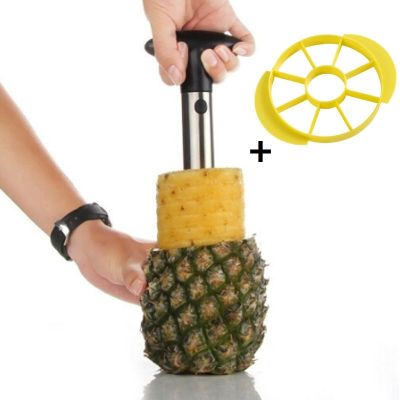 Hot Selling Stainless Steel Pineapple Peeler for Kitchen Accessories Pineapple Slicers Apple Slicer Fruit Cutter Cooking Ananas Graters  Peelers Slice