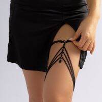 【CW】۞❣☏  Lacteo Leg Chain for Metal Elastic Band Thigh Gifts