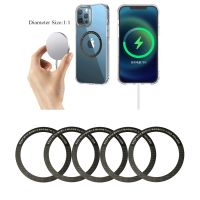 NO Magnetic Metal Plate Sticker Rings For Magsafe Wireless Charger Magnet Car Mobile Phone Holder Iron Sheet For iPhone 13 12 11