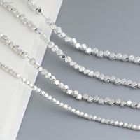 ? ของขวัญ DIY ของขวัญเครื่องประดับ DIY craft braided rope Chiang mai manual silver bead edge insulation material S925 pure pearl beads crystal accessories