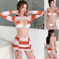 พร้อ​มส่ง​​??bikiniใหม่เซ็กซี่บิกินี่เซ็ตชุดว่ายน้ำ 4 ชิ้น