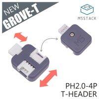 【❂Hot On Sale❂】 fuchijin77 ขั้วต่อ Grove-T ใหม่ M5stack 5ชิ้น Ph2.0แพ็ค4pin ขั้วต่อส่วนหัวชนิด T กับ3พอร์ตเข้ากันได้กับ Grove Demoboboard