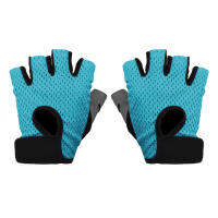 Love cut 【Ready】 Half-finger Gloves for Riding Nylon Gloves Outdoor Sporting Goods Gym Cycling Gloves Lightweight Anti-skid Shock-absorbing Bicycle Gl