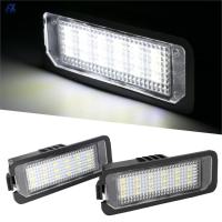 18SMD ไฟท้าย2X ไฟ LED โคมไฟแผ่นตัวเลขป้ายทะเบียนสำหรับ MK4กอล์ฟ VW MK5 MK6พัสสาทโปโล CC สำหรับ Porsche Boxster 911 Carrera Cayenne