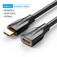 【Booming】 CarbonCOPY สายต่อ HDMI ต่อสวิตซ์ HDMI 8K 60Hz สาย HDMI 48Gbps สำหรับ HDMI ตัวผู้ไปเป็นตัวเมีย PS4สายเคเบิลสำหรับ HDTV