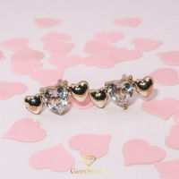 GemSmyth.Argento | I Heart You Earrings