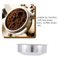 Coffee Filter,51mm Stainless Steel Coffee Filter Cup Basket,Non-Pressure Coffee Maker Filters,Coffee Machine Accessory