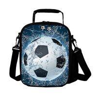 ☞❆✉ Lunch Boxes for Children Upgrade Insulated Football Lunch Bag Waterproof Reusable Portable Meal Ice Pack for Boys Girl