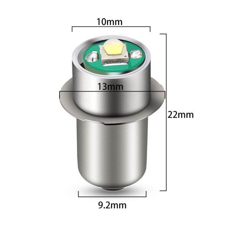 worth-buy-3w-หลอดไฟ-led-p13-5s-สำหรับไฟฉาย-led-เปลี่ยนหลอดไฟ-led-อัพเกรดแสงไฟ3v-18v-dc3-18v-5-24v