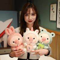 {Icc toy}ตุ๊กตาหมูน่ารักตุ๊กตาหนานุ่มซูเปอร์เกิร์ลนอนหลับสบายของขวัญวันเกิดชานมหมอนอิงความคิดสร้างสรรค์