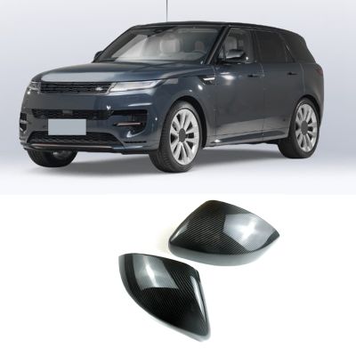 1 PCS Car Carbon Fiber Rear Mirror Cover Shell Cap Replacement Parts Accessories for Land Rover Range Rover 2014-2022 Car Accessories