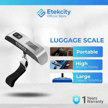Etekcity Luggage Scale ELS11 Silver - BrightVivo