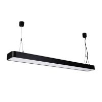 !! สินค้าแนะนำ !! LUZINO โคมไฟแขวนเพดาน (LED 36 วัตต์) Daylight รุ่น VIVA OP36/60K(BK) ขนาด 15 x 120 x 5.5 ซม. สีดำ - BY DIRT CHEAPS SHOP