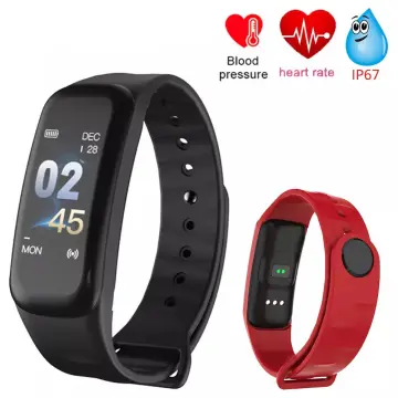 EFFEOKKI T4 Wearfit 2.0 Smart Band Bracelet Watch Temperature Monitor Heart  Rate Thermometer Screen Touch Fitness Tracker - AliExpress