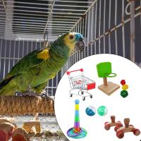 Moon Okey นกแก้วของเล่นเสริมปัญญา6x สำหรับ Macaws Cockatiels ชินชิลล่าแฮมสเตอร์กระต่าย