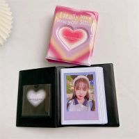 40กระเป๋า Photocard ผู้ถือ Binder Love Heart อัลบั้มรูป Mini Kpop ผู้ถือบัตรเก็บหนังสือ Photocard Album