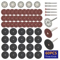 HOTZ 60PCS Diamond Cutting Discs Sanding Grinding Wheel Circular Saw Blade Woodworking Dremel Mini Drill Rotary Tool Accessories Set