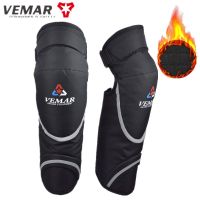 Vemar Winter Warm Motorcycle Knee Pads Windproof Motocross Knee Protective Guards Safety Gears Moto Race Brace Cycling Protector Knee Shin Protection