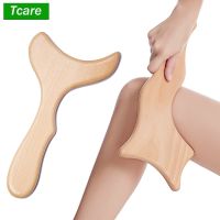 ▽✖ Tcare Wooden Lymphatic Drainage Massager Paddle Manual Anti-Cellulite Gua Sha Tool Muscle Pain Relief Soft Tissue Therapy Device