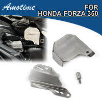 อุปกรณ์ป้องกันบังเหียนมีสายและสายเบรคหลัง (1คู่) สำหรับ Honda Forza350 2021 2022 2023ฝาครอบป้องกันท่อฝาครอบแผ่นดิสก์ฝาครอบ amt