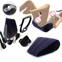 Inflatable   Pillow Triangle Cushion Position Aid  Furniture Body Pad Open Mouth Gag Eye Mask Hand Ankle Cuffs Set