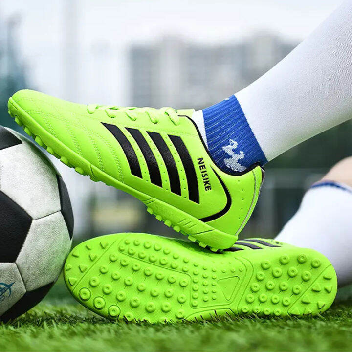 mens-football-shoes-tf-non-slip-training-soccer-shoes-professional-aldult-uni-sneakers-kids-outdoor-athletic-sports-shoes