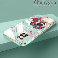 เคส Chenyyka สำหรับ Infinix เคส X682C 10 X682B ลายการ์ตูนรูปหมีสตรอเบอรี่ดีไซน์ใหม่ด้านข้างเคสซิลิโคนกันกระแทกกล้องฝาปิดเลนส์เต็มรูปแบบ