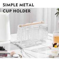 【COD】Cup Drying Rack 6 Hooks Wooden Handle Electroplating Iron Art Space Saving 13x23.5x18.5cm Mug O