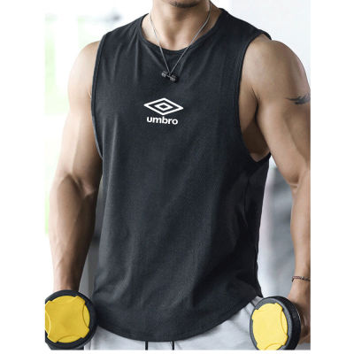 เสื้อกั๊กพิมพ์ลายแห้งเร็วเสื้อกล้ามสำหรับยิมผู้ชายฤดูร้อนเสื้อกล้ามกีฬาฟิตเนสบาสเกตบอล Kemeja Tanpa Lengan ฟิตเนสฟิตเนส