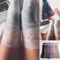 Honnyzia Shop Womens Fashion Extra Long Cotton Thigh High Socks