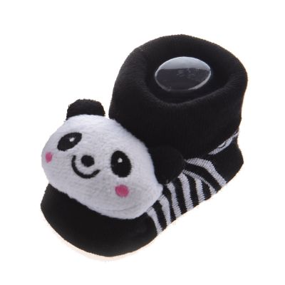 Panda - Irresistibly Cute Baby Boy Girl 3D Bootie Socks Anti / Non Slip 0-12 months