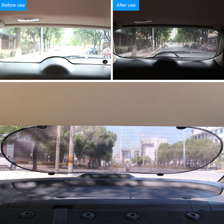 pangxc-บังแดด-uv-ด้านหลังรถปกป้องรถยนต์ม่านบังแดดรถพับได้ม่านบังแดดหน้าต่างด้านหลังปกป้องของคุณรถจากรังสียูวีน้อยกว่า