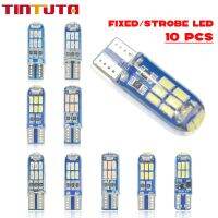 【CW】✴❈❦  10PCS W5W T10  Strobe Flash 194 Silica gel 15SMD Led Parking Bulb Wedge Clearance LampCANBUS Silic